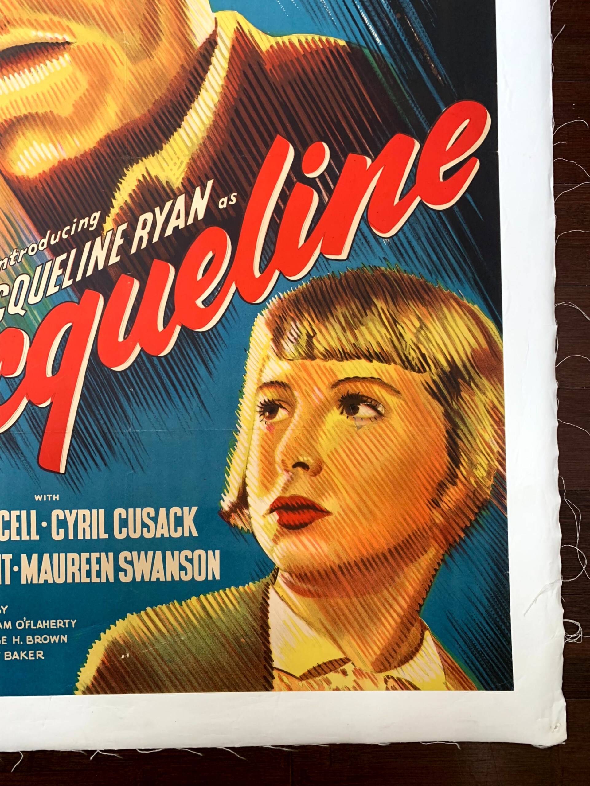 Jacqueline - Kathleen Ryan (1956) US One Sheet Movie Poster LB